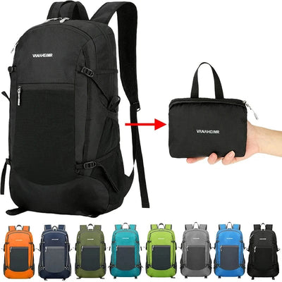 UltraLight 18L Foldable Backpack – Compact, Durable & Adventure-Ready Daypack for Hiking, Climbing & Travel